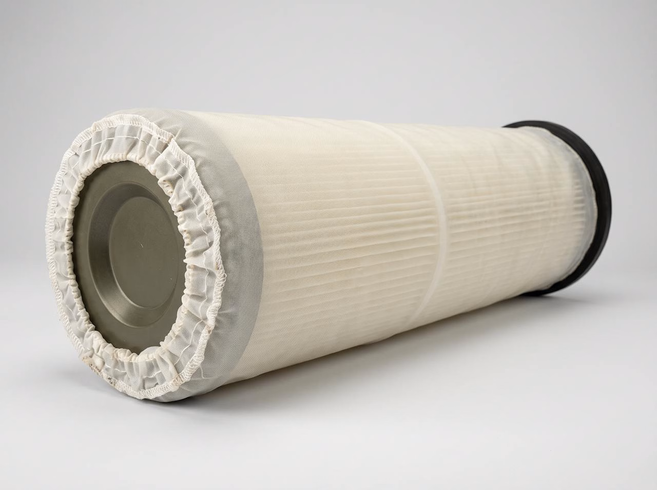 Cartridge Filter Pre-Filter Overbag Pre-filter overbag on a dust collector cartridge filter